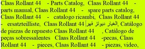 Thumbnail Claas Rollant 44 Baler - Parts Catalog