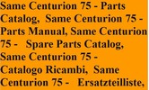 Thumbnail Same Centurion 75 -  Parts Catalog