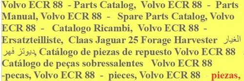 Product picture VOLVO ECR 88 (10001-14010) - Parts Catalog