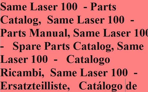 Product picture Same Laser 100  - Parts Catalog