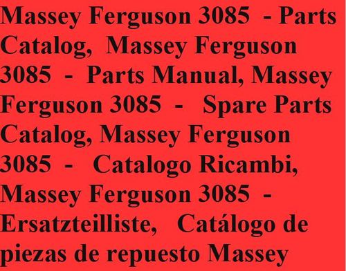 Product picture Massey Ferguson 3085 - Parts Catalog